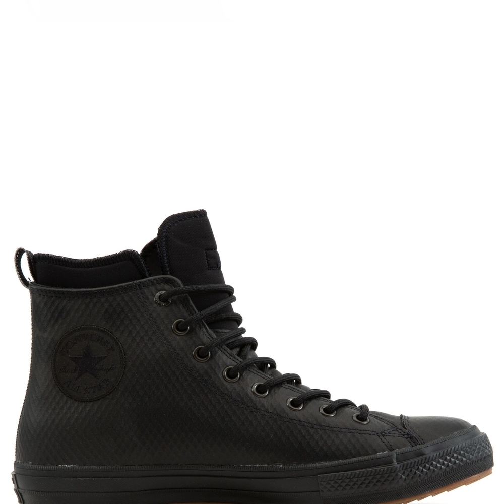 Waterproof Converse Men's Black High-Top Sneakers - Picture 2 of 11